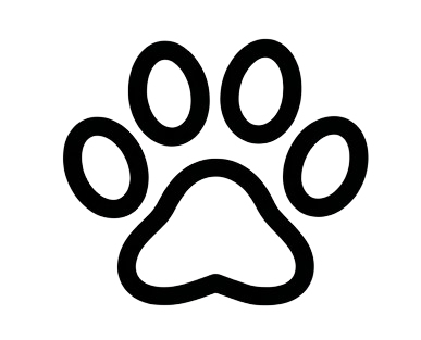Paw outline